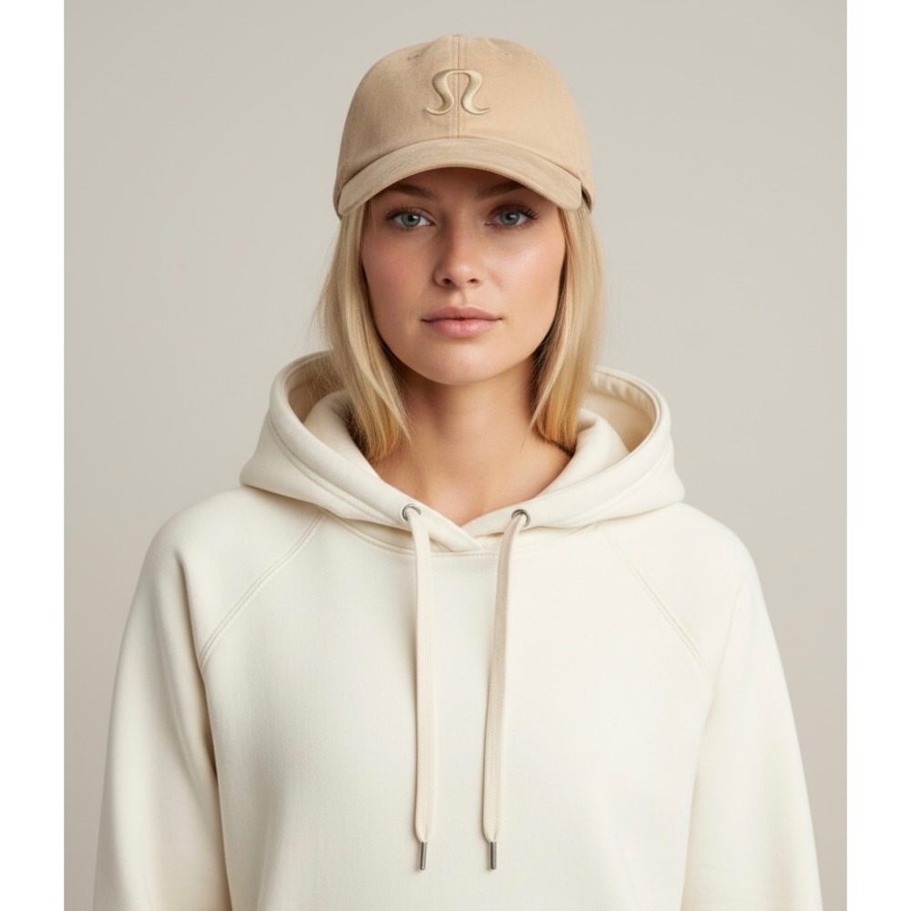 Lululemon Baller Hat Tan Beige Adjustable Baseball Cap OS Women Accessories